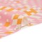 1 Yard Pink Stay Wavy Baby Stretch Cotton Poplin Fabric for Comfortable Apparel